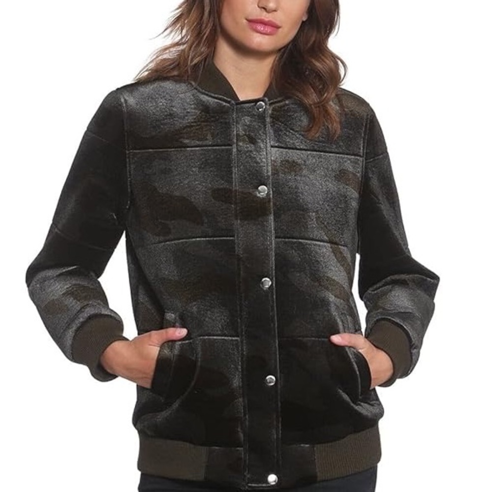 Members Only Black and Olive Bomber Jacket